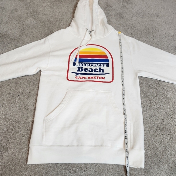 Inverness Beach Cape Breton Surfer Hoodie Sweatshirt Men's Size S Fits Women's L - Picture 9 of 16